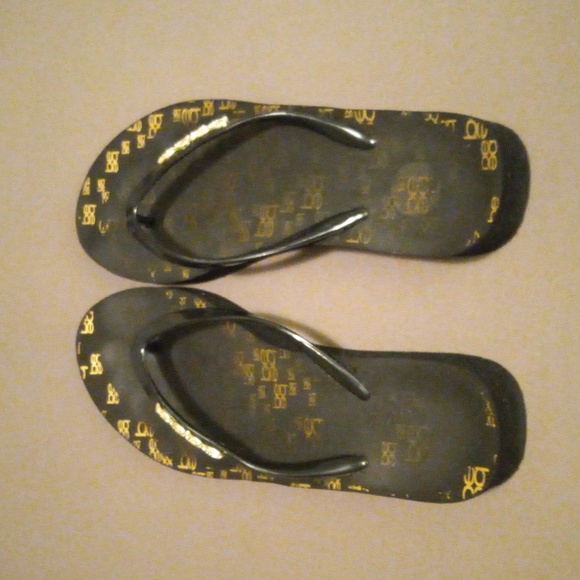 Bebe Foam Wedge Sandals Size 7.5 - Picture 1 of 8